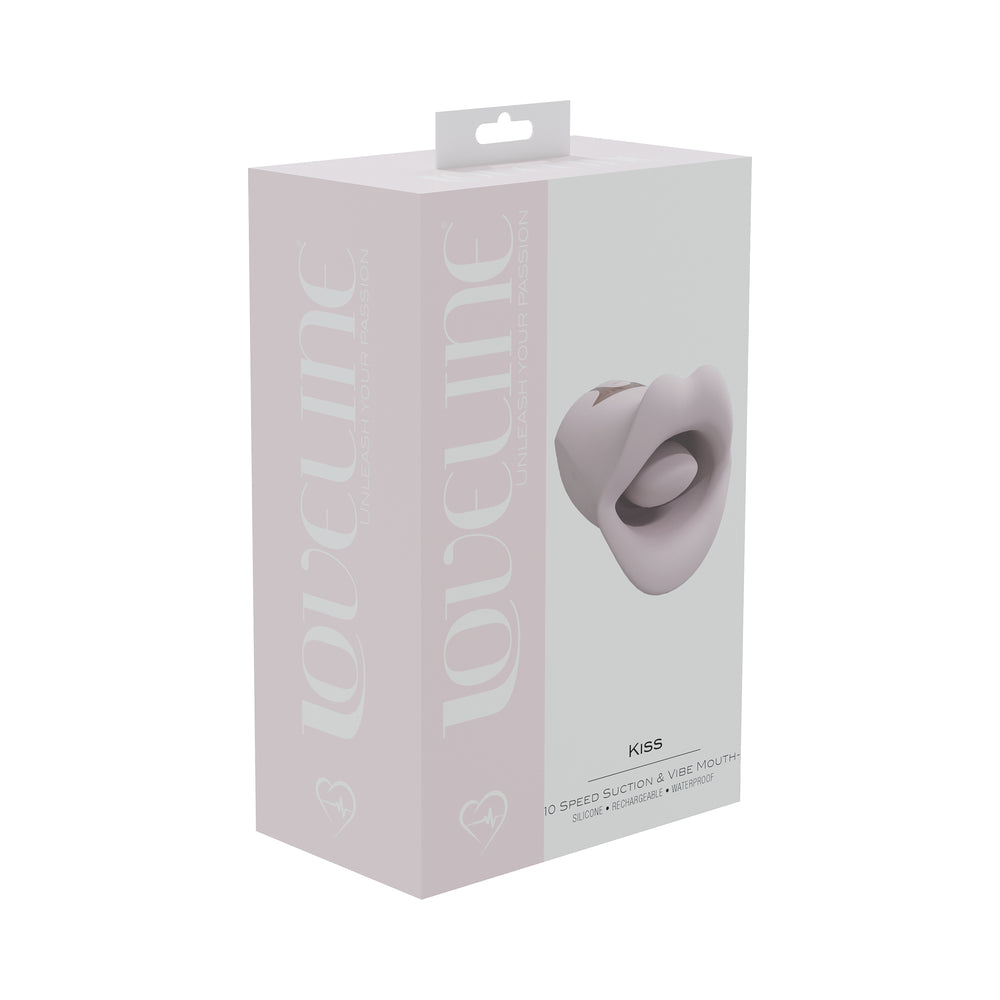 LoveLine Kiss Suction & Vibr Mouth Pink